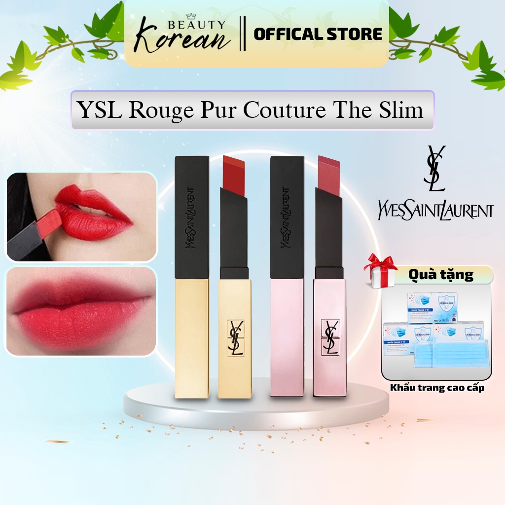 Son YSL Rouge Pur Couture The Slim chính hãng, full bảng màu son cho các nàng