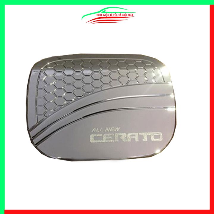 Ốp nắp xăng Cerato 2019-2023 mạ crom bảo vệ chống trầy trang trí ô tô