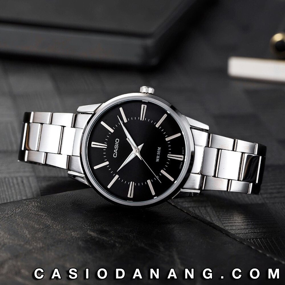 Đồng hồ nam dây kim loại Casio chính hãng Anh Khuê MTP-1303D-1AVDF (40mm)