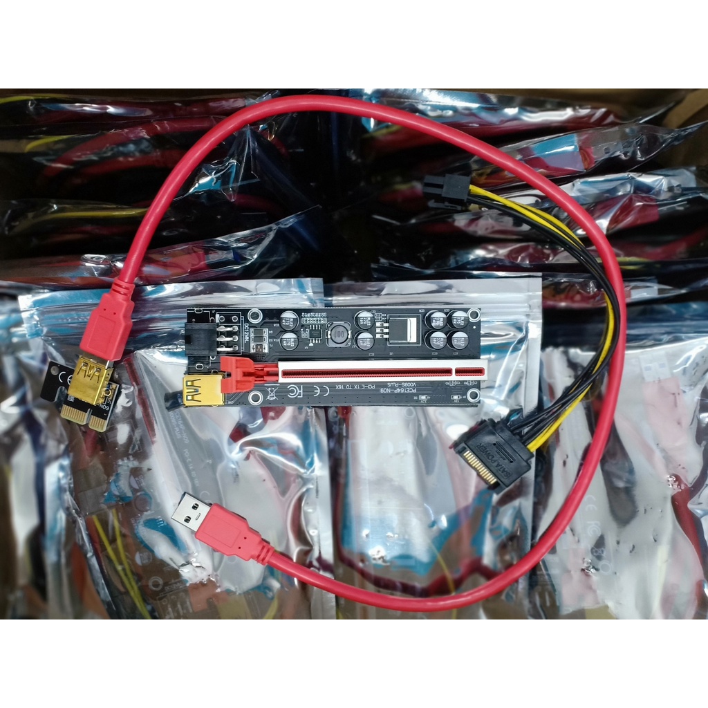 Bộ dây riser 009s plus Dùng được mọi dòng VGA hàng xịn chạy ổn định chống cháy nổ