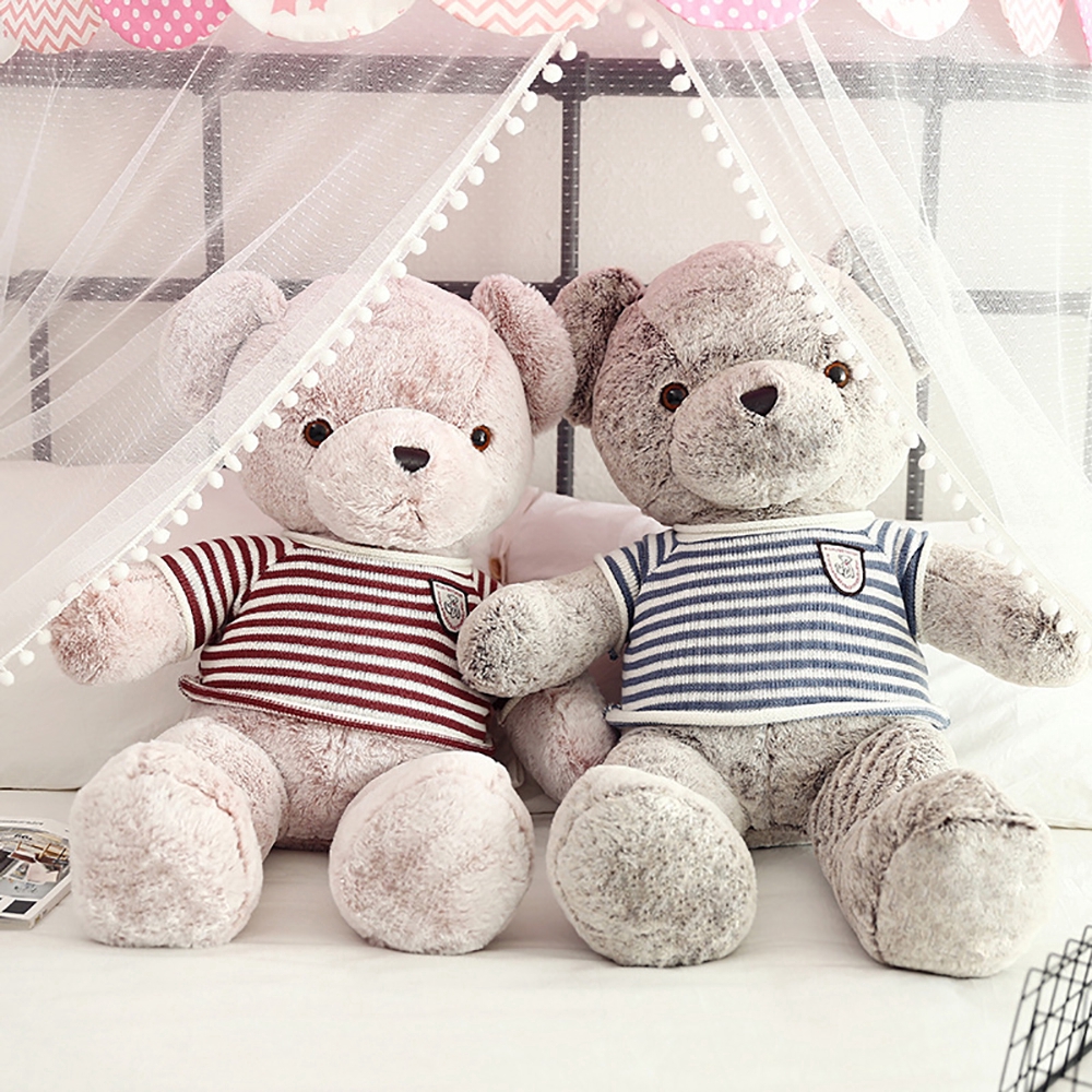 ▶ COD Gấu bông Teddy Đồ chơi sang trọng - Đồ chơi nhồi bông Gấu bông dễ thương - quà tặng sinh nhật Búp bê Chiều cao 30 / 40 cm 【couch】