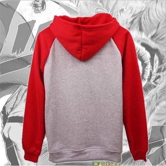 Áo khoác hoodie dáng rộng cho nam tay dài in hình nhân vật phim One Punch Man | BigBuy360 - bigbuy360.vn