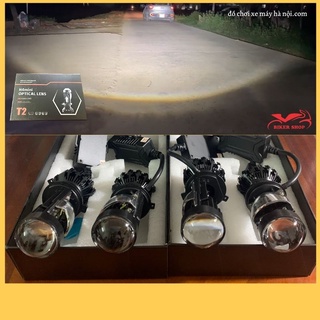 [HOT] ĐÈN LED BI CẦU T2 CHÂN H4 12V-45W 2 CHẾ ĐỘ COS - PHA LẮP Ô TÔ XE MÁY COS SIÊU RỘNG - GIÁ 1 BÓNG
