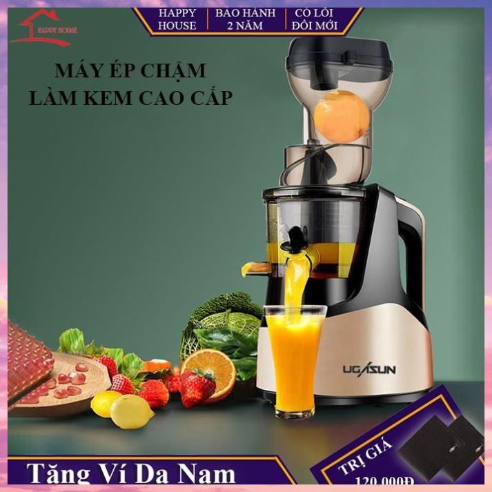 Máy ép chậm, máy ép trái cây, làm kem tốc độ chậm, công suất máy 150W, bảo hành 2 năm