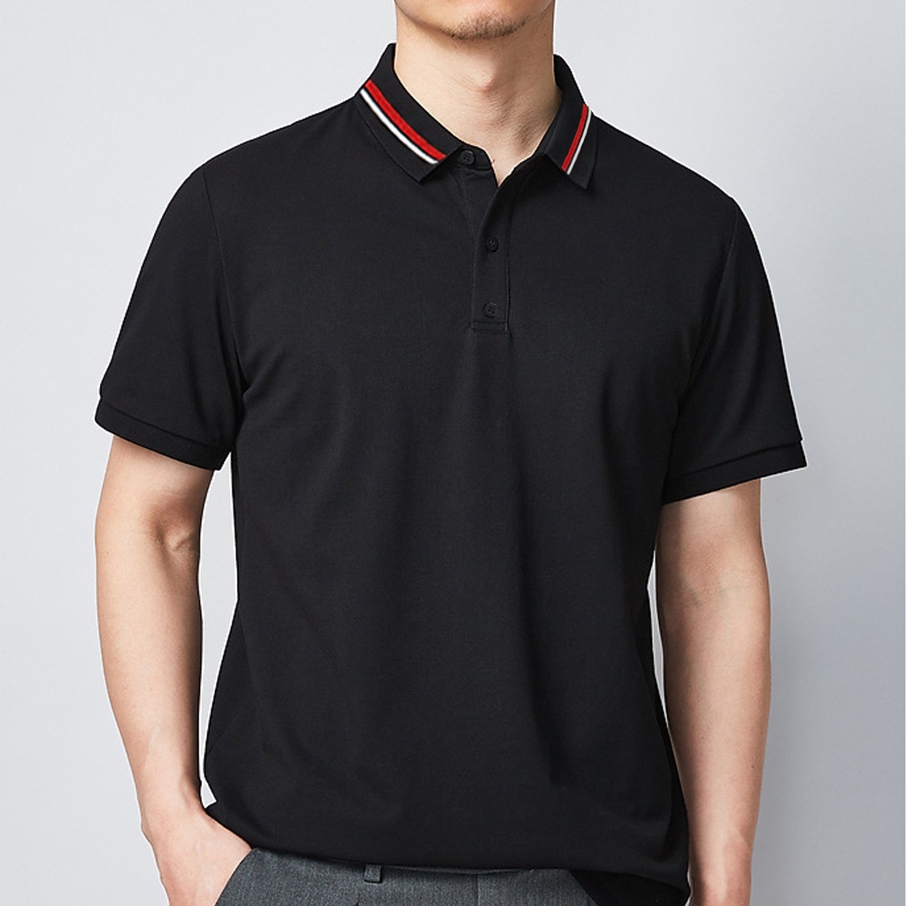 Áo polo nam có cổ vải cotton thiết kế tay ngắn thời trang TEN | BigBuy360 - bigbuy360.vn