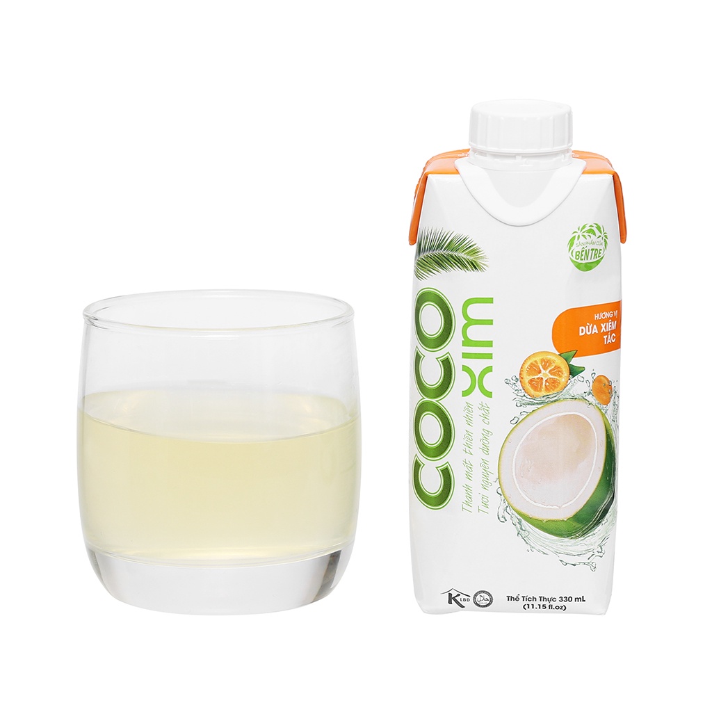 Nước Dừa Cocoxim Siêu Ngon Các Vị Hộp 330ml