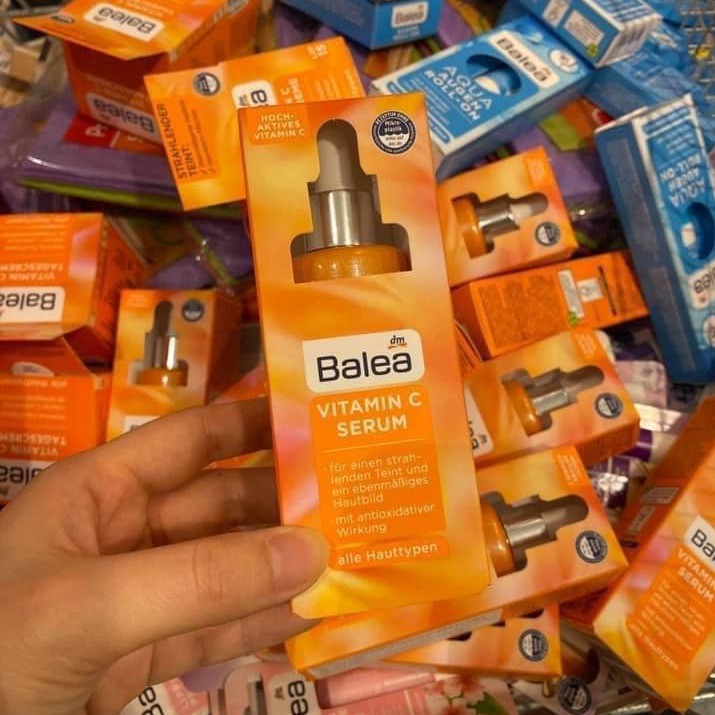 MẪU MỚI - Serum Vitamin C Balea Đức - Tinh Chất Dưỡng Trắng, Mờ Thâm Nám, Tái Tạo Da