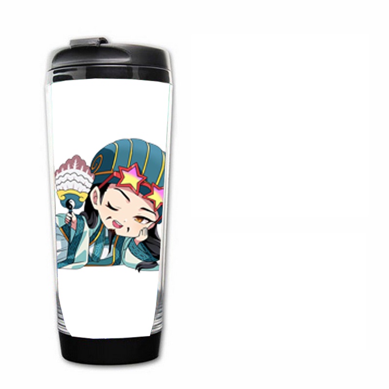 Bình nhựa đựng nước in hình KHỔNG MINH THÍCH ĐI QUẨY chibi anime M5 tiện lợi lưu niệm