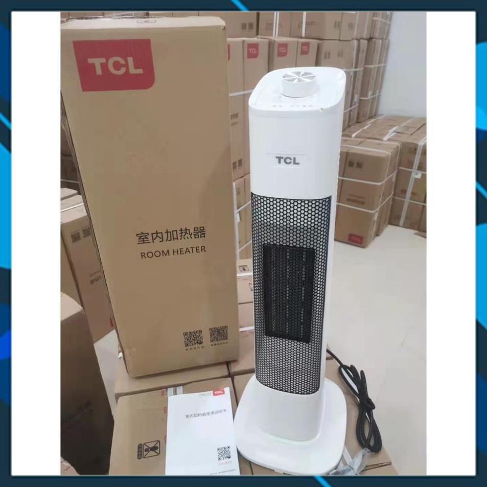 Máy sưởi đứng - Quạt sưởi đứng TCL, làm ấm nhanh, có thể xoay 120 độ- Hàng chính hãng Bảo hành 12 tháng