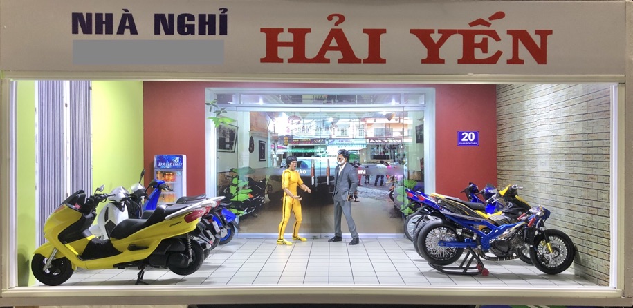 Mô hình nhà nghỉ 1/12