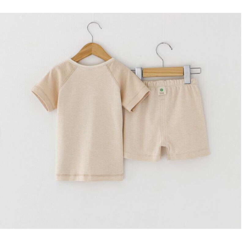 Bộ quần áo sơ sinh cotton organic bộ body 2 dây cho bé sơ sinh 100% COTTON HỮU CƠ TỰ NHIÊN