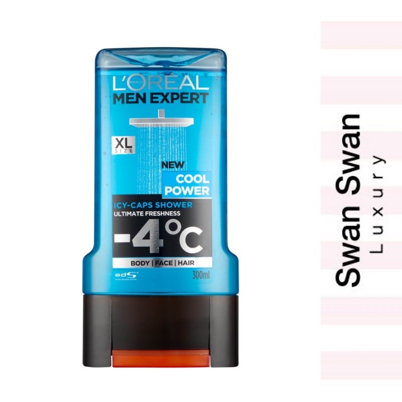 Gel Tắm Gội Tinh Dầu Men Expert Loreal Paris 300ml