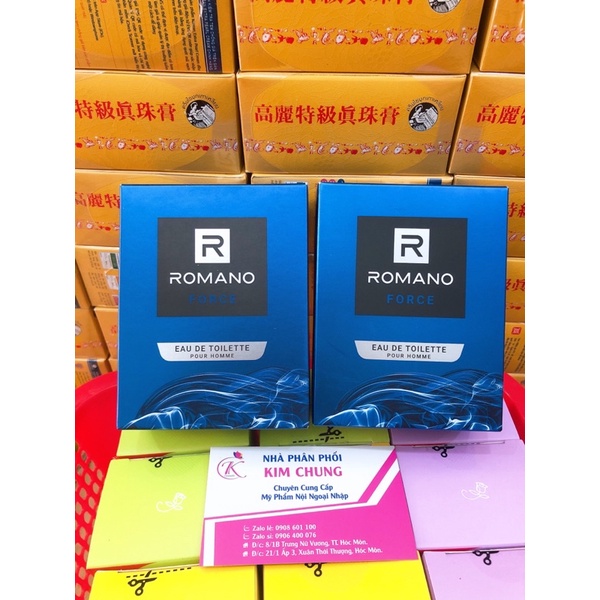 Nước Hoa Nam Cao Cấp Romano 50ml (Hương Classic, Attitude, Force)