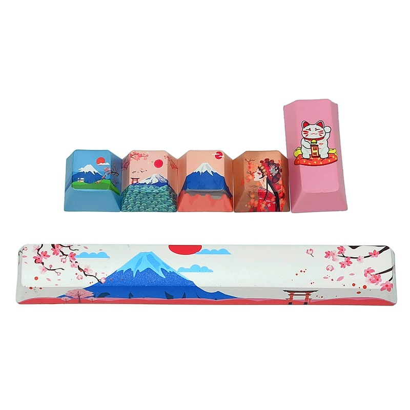 Set 6 Phím Spacebar R4 PBT 6.25U Cho Bàn Phím Cơ