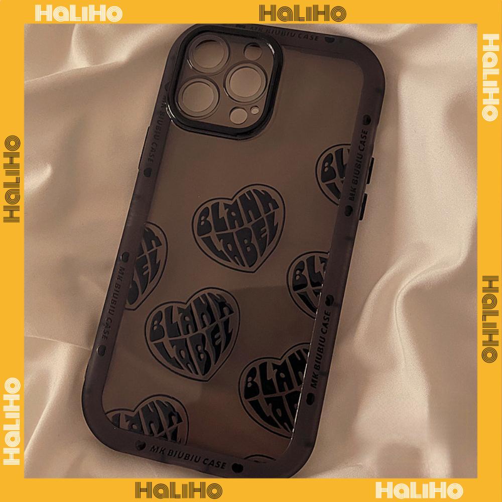 iPhone Case Silicone Soft Case Clear Case Fluorescent Color Airbag Shockproof Protection Camera Black Heart Compatible For iPhone 11 Pro Max 13 Pro Max 12 Pro Max 7Plus xr XS Max