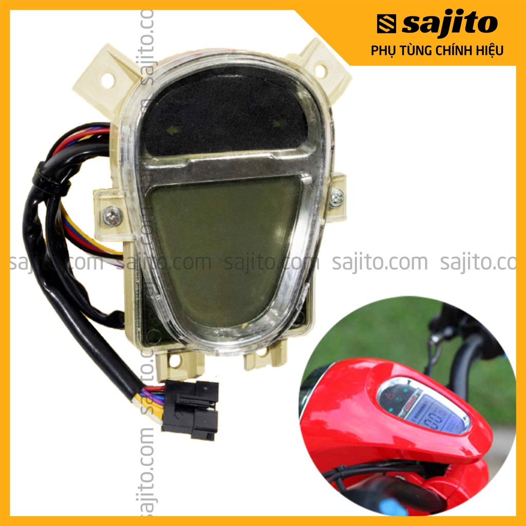 ♝﹍Mặt đồng hồ đèn xe điện 133S Milan báo tốc độ, xinhan, km, đèn,....