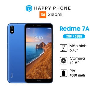 Điện thoại Xiaomi Redmi 7A (2GB-32GB)- Hàng chính hãng, Nguyên seal, Bảo hành 18 tháng