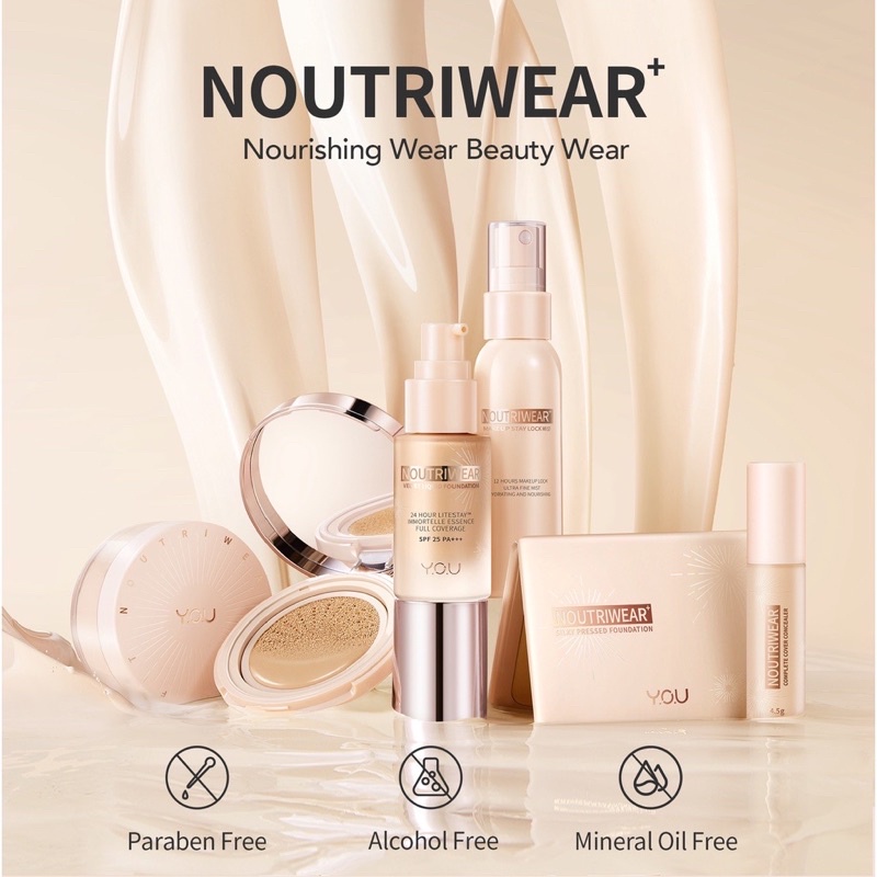 Bộ mỹ phẩm NOUTRIWEAR+Stay trang điểm có khóa | BigBuy360 - bigbuy360.vn