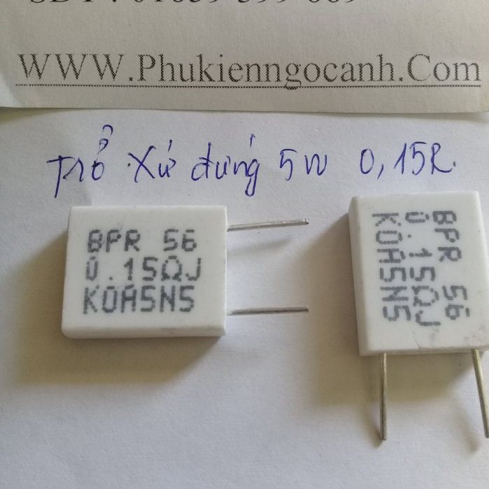 Trở Xứ đứng 5W 0,15R ,5w 0,15 chất lượng nguyên gốc