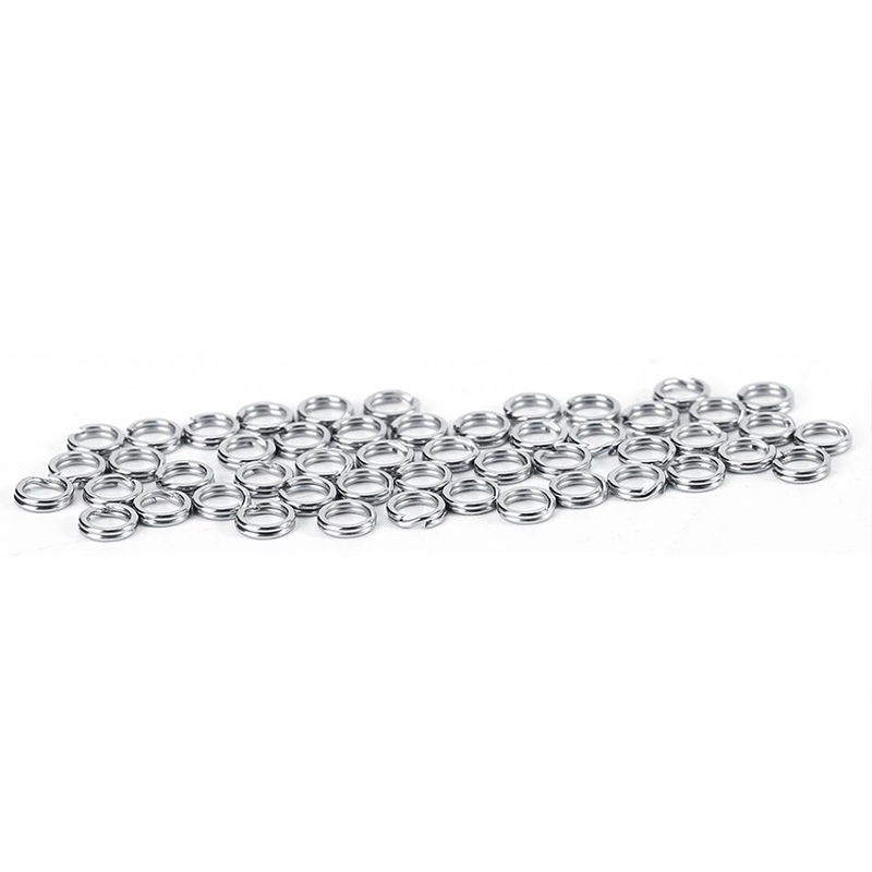 Set 50 Khuyên Nối Mồi Câu Cá Bằng Thép Không Gỉ tokushima