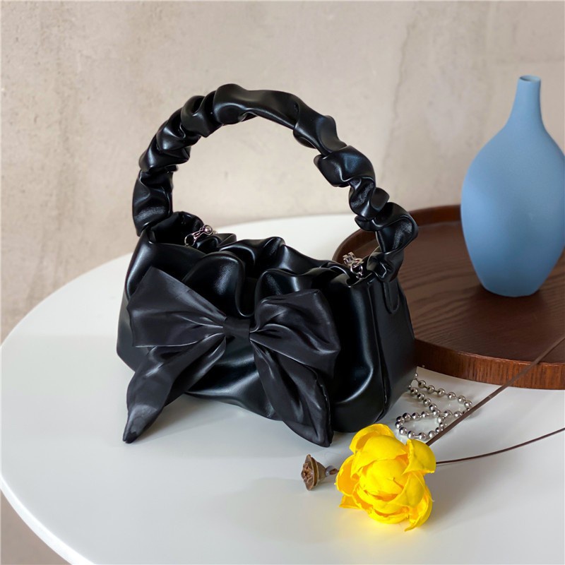 Túi Đeo Vai Phối Dây Xích Đính Nơ Thời Trang 2022