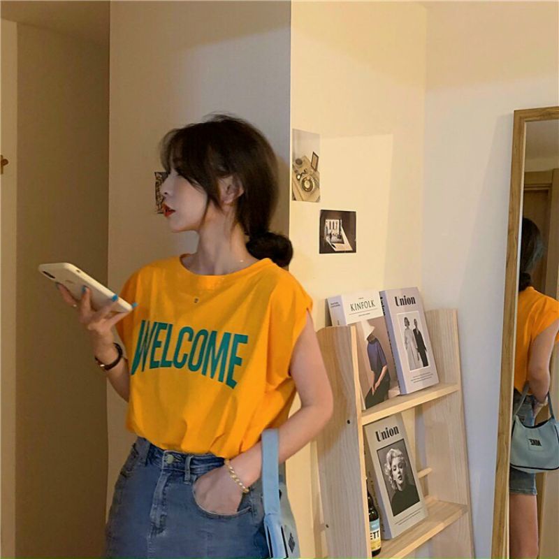 [ Xả Kho ] Áo Thun Ba Lỗ Form Rộng  FREESHIP Áo Thun Sát Nách Không Tay Freesize in chữ Phong Cách, Cá Tính Q116