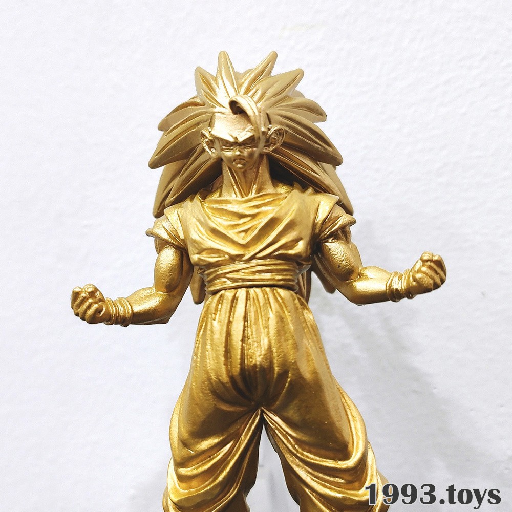 Mô hình nhân vật Bandai figure Dragon Ball Kai Gashapon HG Part 22 - SSJ3 Son Goku Super Saiyan 3 (Gold Color)