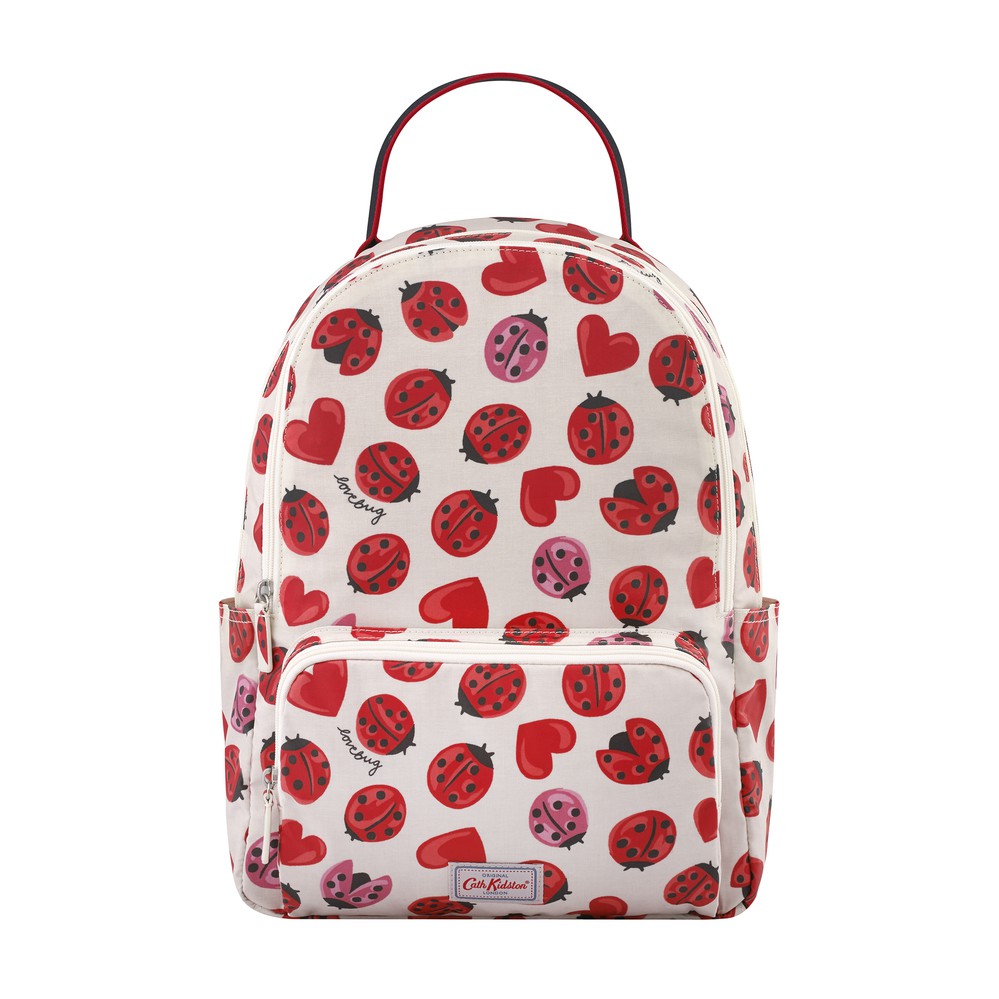 Cath Kidston - Balo Pocket Backpack Lovebugs - 984362 - Warm Cream