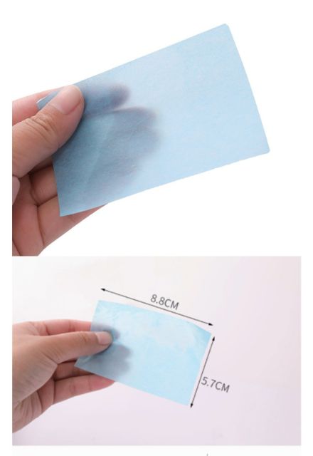 Gói 50 tờ giấy thấm dầu cho da mặt