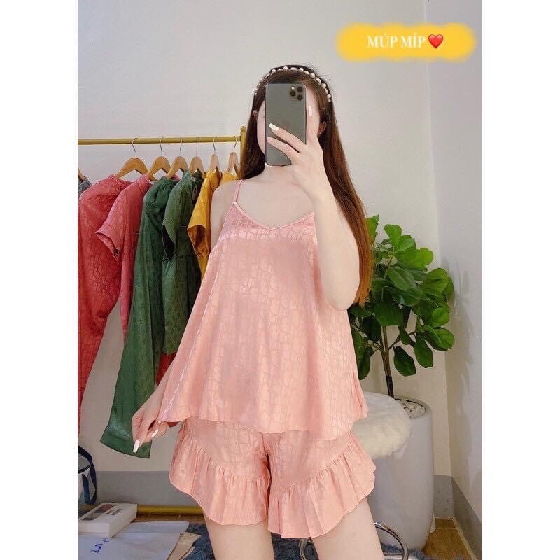 Set 2 dây bigsize ❤️ FREESHIP ❤️ Bộ 2 dây phối quần bèo xinh chất mềm mát size từ 45-85kg vừa thoải mái có hình thật | BigBuy360 - bigbuy360.vn
