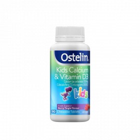 Ostelin Viên uống bổ sung Vitamin D và Canxi cho trẻ từ 2 - 13 tuổi Kids Calcium & Vitamin D3 90 viên