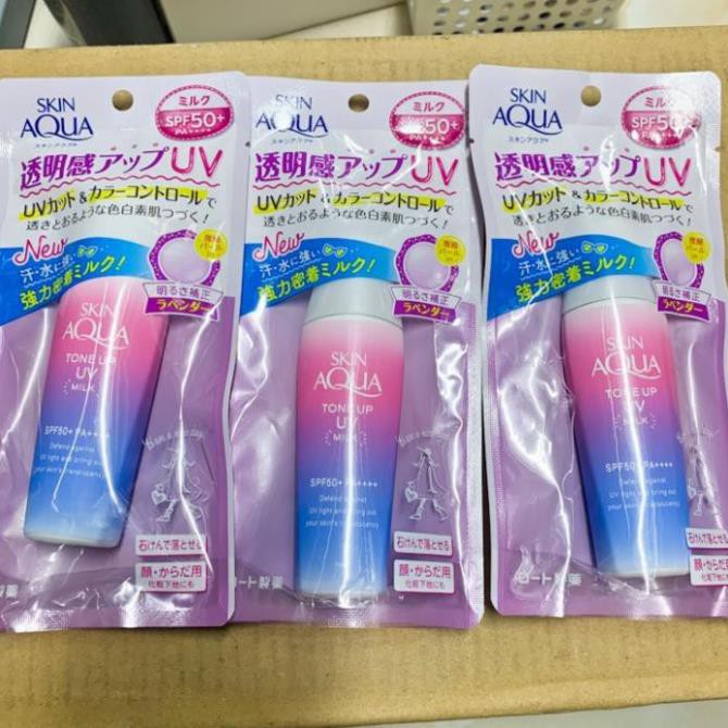 Kem chống nắng Skin Aqua kem chống nắng nâng tông Skin Aqua SPF50+ PA++++ Maneki | BigBuy360 - bigbuy360.vn