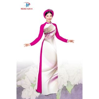 Set vải áo dài in 3d gồm áo và quần