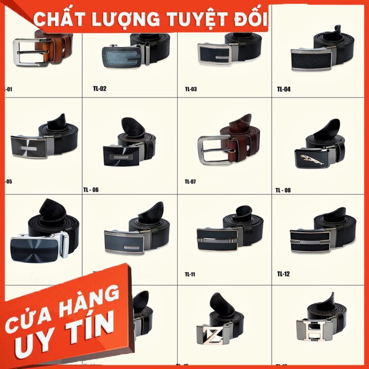 HÀNG NHẬP KHẨU -  Thắt lưng da bò cao cấp SMARTMEN màu đen TL-18 - Hàng Nhập Khẩu 1000