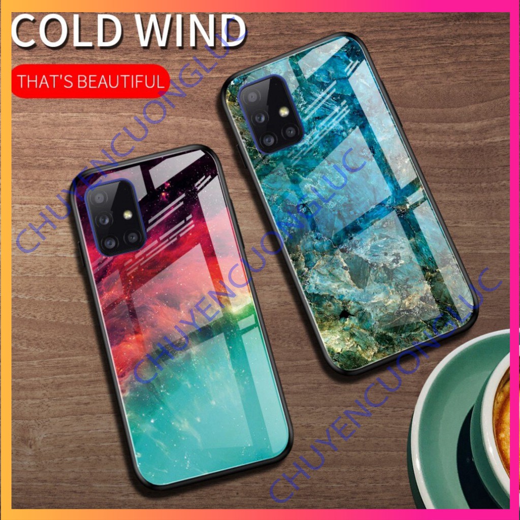 Ốp Lưng Kính Samsung Galaxy M51 COLOR SIÊU ĐẸP