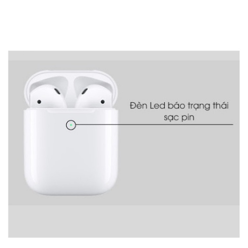 Tai Nghe Bluetooth AirPods 2 Hổ Vằn 1562M [BẢO HÀNH 12 THÁNG] Định Vị Đổi Tên sạc không dây pin 4-5 tiếng,Tặng kèm dâsạc