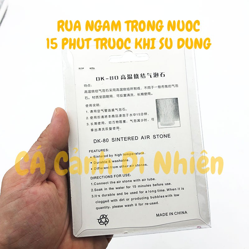 Sủi Oxy đĩa siêu mịn đường kính 8 cm cho hồ cá cảnh AIR STONE