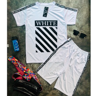 Áo thun_bộ hè thời trang nam off white trắng