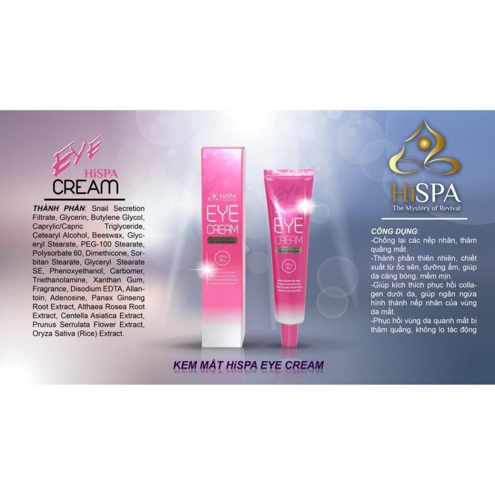 Kem mắt HiSPA Eye Cream Hàn Quốc chính hãng xịn ac1