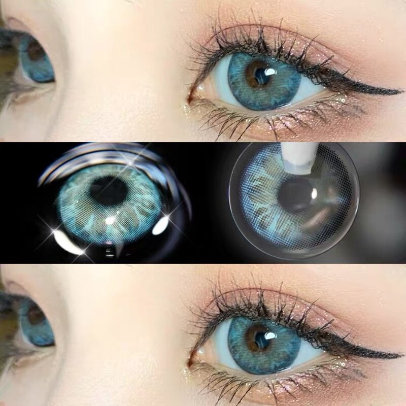 Set 2 kính áp tròng EYESHARE 14mm màu sắc tự nhiên