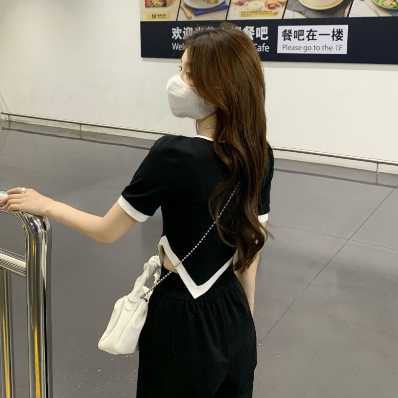 Áo Thun Ngắn Tay Phong Cách Hàn Quốc Thời Trang Mùa Hè Mới 2022 Cho Nữ