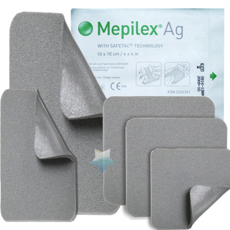 BĂNG VẾT THƯƠNG KHÁNG KHUẨN DẠNG FOAM MEPILEX AG