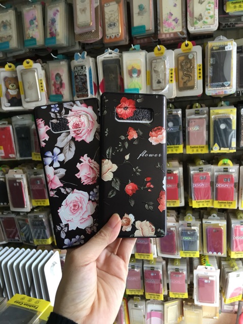 Ốp Note8 Hoa 3D nổi