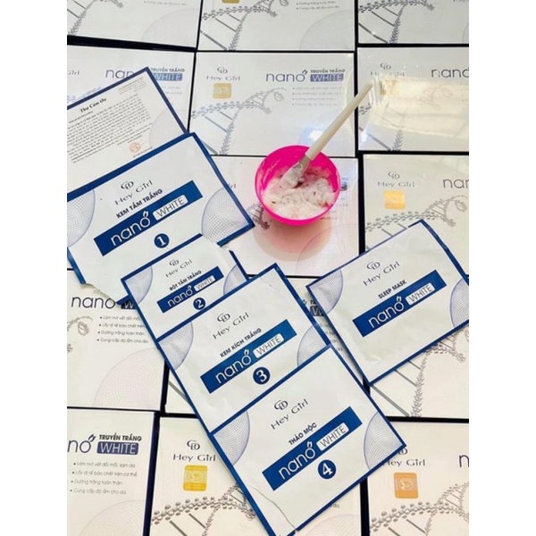 Tắm Trắng nano white từ thiên nhiên- Trắng không hồi tone chuẩn spa