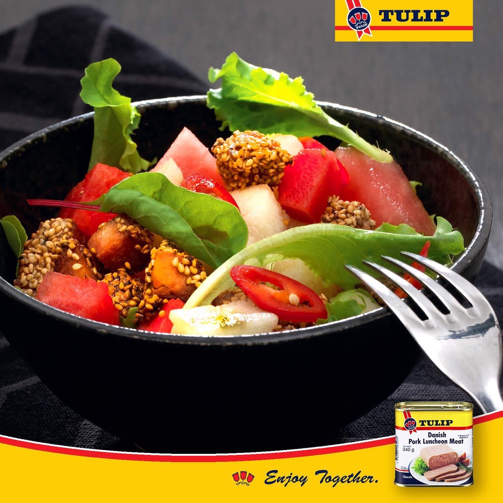 Thịt Heo Xay Pork Luncheon Meat Tulip 340G