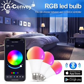Bóng đèn led thông minh đổi màu e27 12w ac85-265v