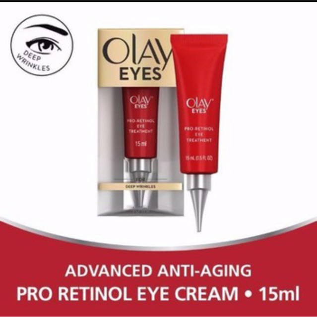 Kem chống nhăn vùng mắt Olay Eyes Pro Retinol for DeepWrinkle 15ml