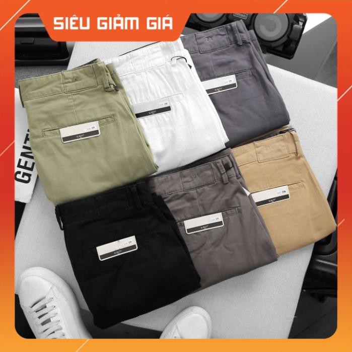 Quần Short kaki nam mẫu mới 2021, chất kaki co giãn cực mạnh mang cực thoãi mái - W REAL M