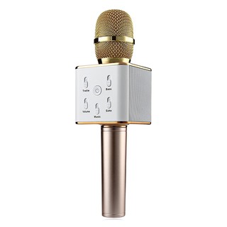 Micro karaoke tích hợp Loa Bluetooth Q7 (Vàng)