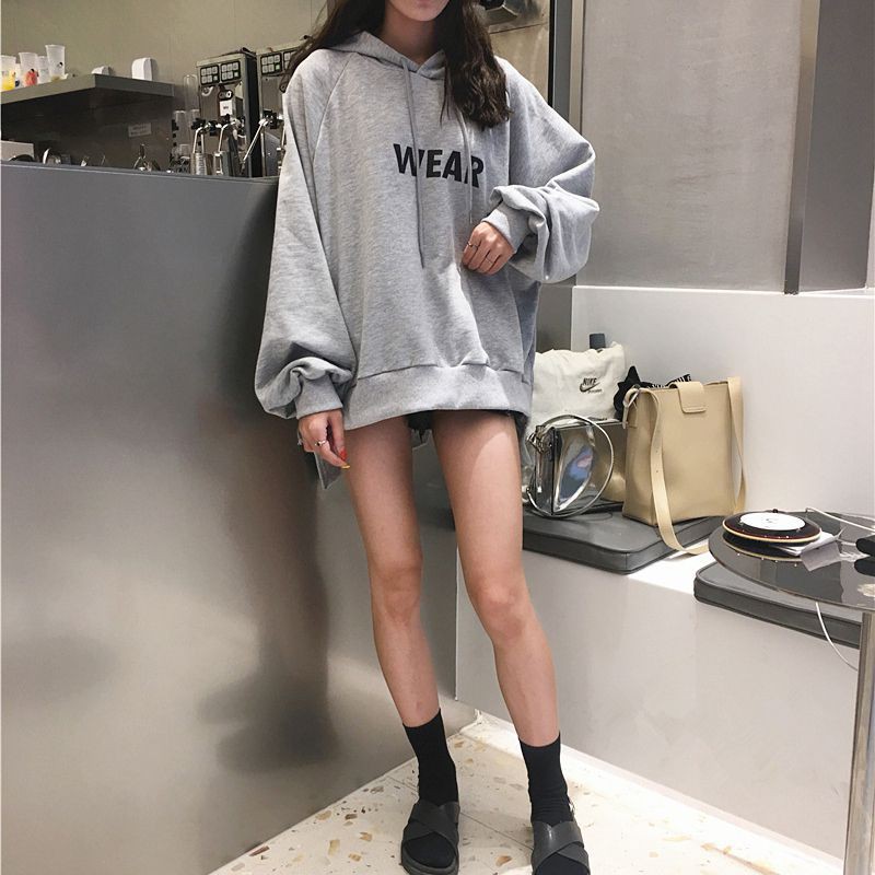 Áo hoodie mỏng dài tay in chữ beautyone